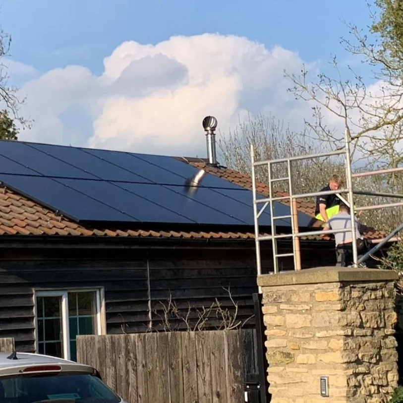 Solar Panel Installation At Home